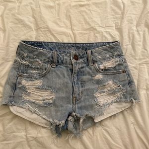 American eagle denim jean shorts